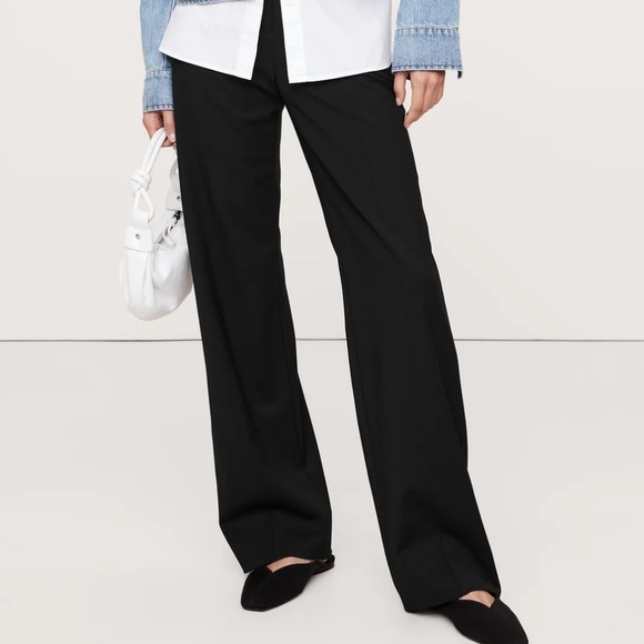 Banana Republic “Martin Fit” Wool Stretch Dress Pants – Black (Size 4) | Classic - Picture 1 of 8